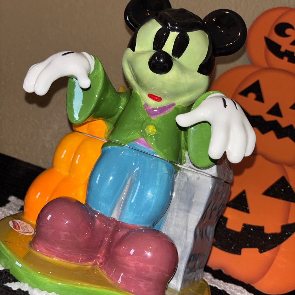 Mickey Mouse Frankenstein Cookie Jar - Picture 2 of 7